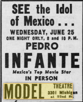 Model Theatre - 1952 Ad (newer photo)